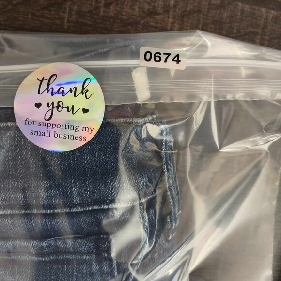 Abercrombie & fitch blue jean shorts dark wash cuffed hem 2 W26 casual preppy - Picture 9 of 9